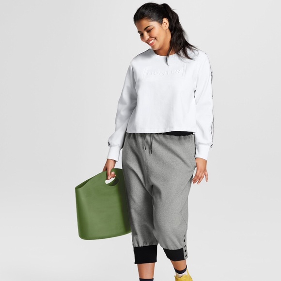 🆕Oversized Hunter rubber tote bag (Green) - Picture 2 of 3